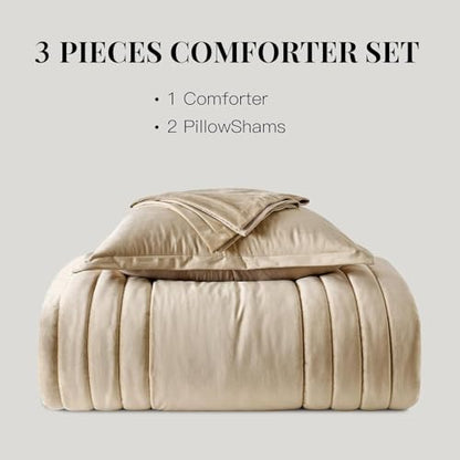 luxury champagne beige velvet cal king size bed, package contents