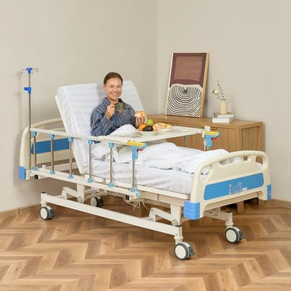 real relax premium 3 function full electric hospital showing dimensions