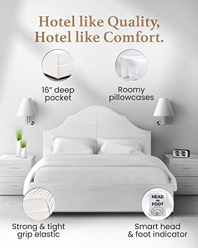 100% egyptian cotton split king sheets sets for, package contents