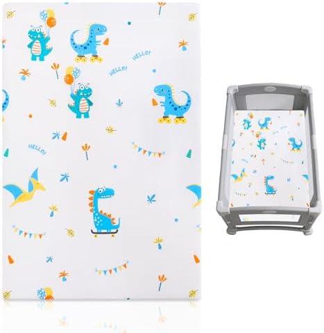 lasoftan Pack and Play Mattress - 38" x 26" Soft Breathable Portabl...