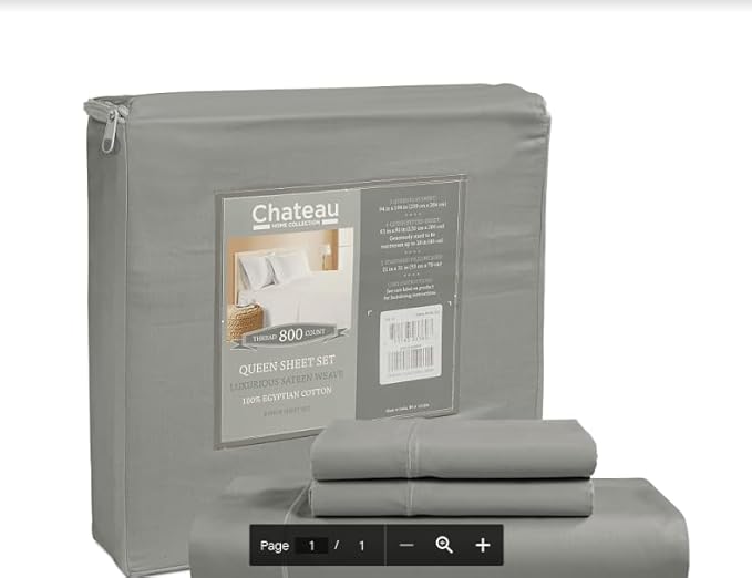 100% Cotton Sheets California King Size Sheets Set, Cal King Sheet Set - Image 9