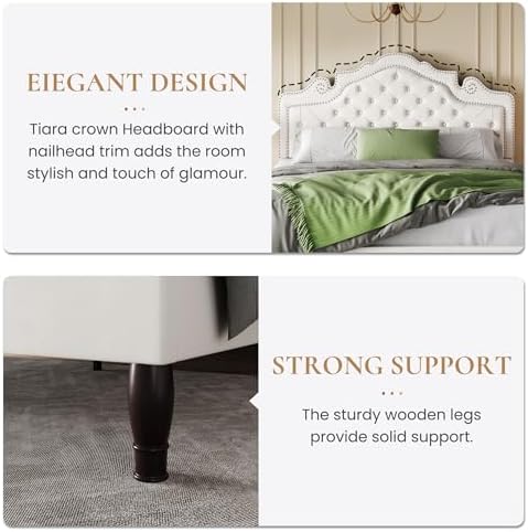 sha cerlin full size bed frame with adjustable on a desk or shelf