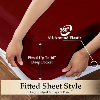 split king sheets sets for adjustable bed, 5, close-up detail