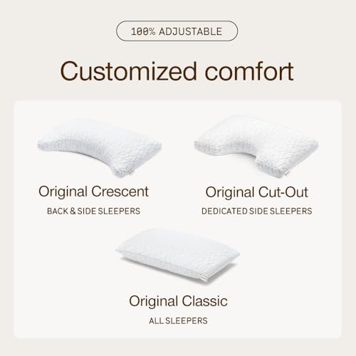 coop home goods original adjustable pillow, king size, view 9