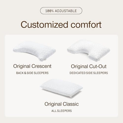 coop home goods original adjustable pillow, king size, view 9