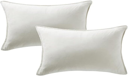Fancy Homi 2 Packs Premium Faux Suede Decorative Throw Pillow Covers, Super by Fancy+Homi