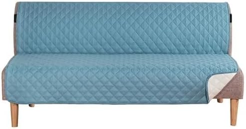 H.VERSAILTEX Reversible Futon Cover Water Repellent Armless Sofa Slipcover by HVERSAILTEX