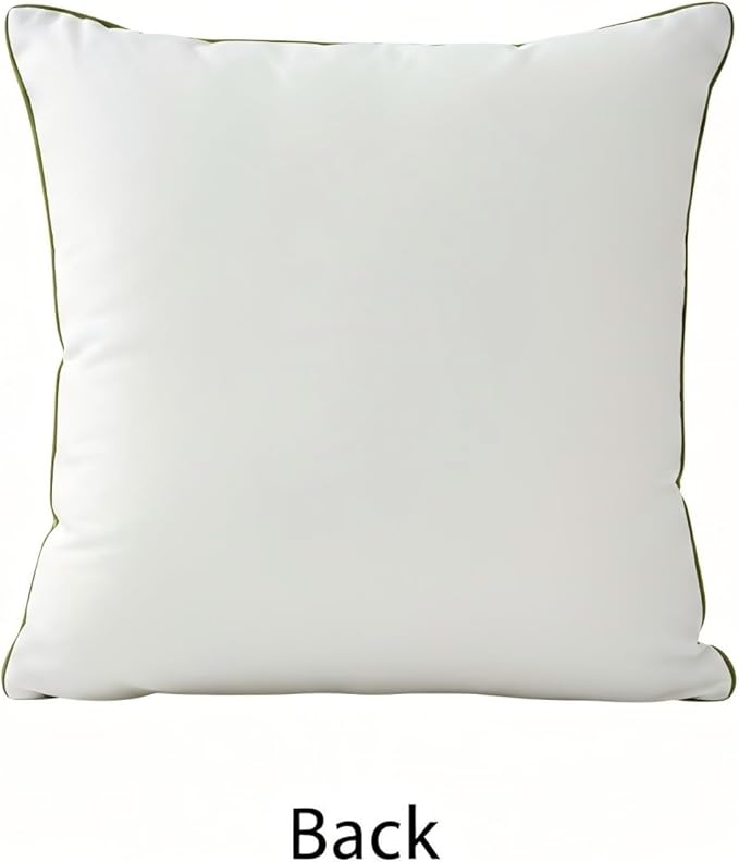 18x18 Embroidered Throw Pillow Covers Set – Purple Tulip Cotton Decorative - Image 3