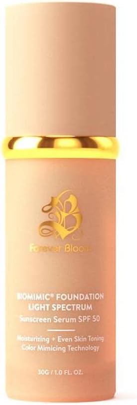 Forever Bloom Biomimic 4-in-1 Color Changing Foundation SPF 50, Light