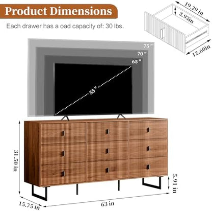 chrangmay modern chest of drawers with 9 drawers,deep shown in use
