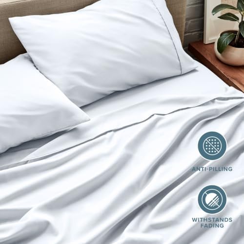 bare home sheet set - 1800 ultra-soft (split, front angle view