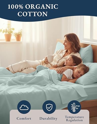 lane linen twin xl sheet set 100% organic, package contents