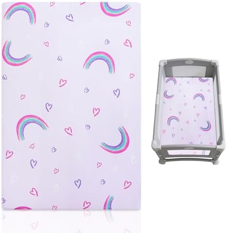 lasoftan Pack and Play Mattress - 38" x 26" Soft Breathable Portabl...