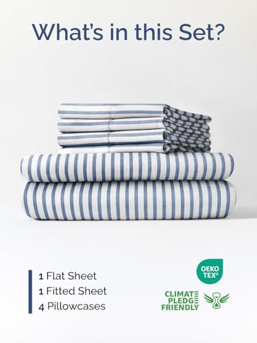cgk extra deep queen sheet set - 6pc shown in use