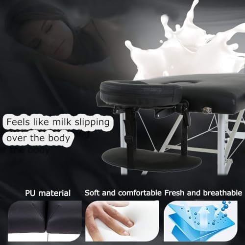 fdw aluminium massage table portable massage bed 24 showing dimensions