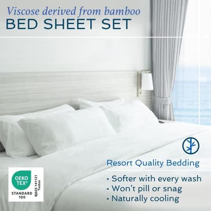 hotel sheets direct 3 piece bed sheet set shown in use