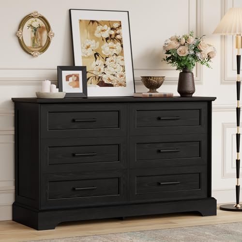 furmax farmhouse dresser for bedroom, 6 drawers dresser, view 9