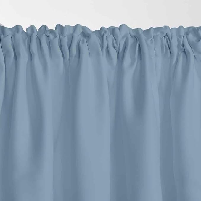 Extra Wide Valance for Window Toppers for Living Room Bedroom Kitchen Rod - Image 6