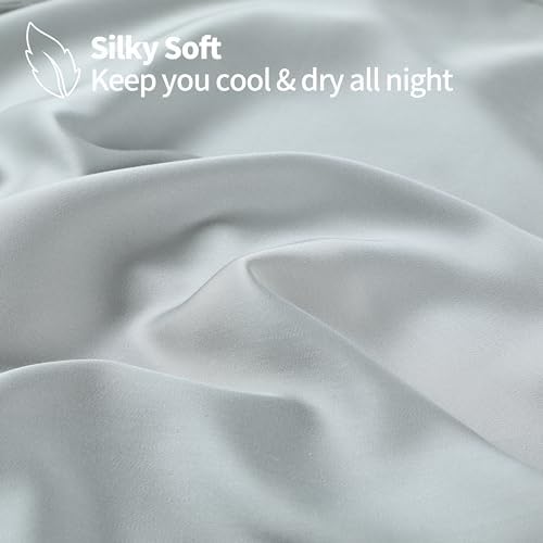 100% bamboo viscose twin xl size sheets set, package contents