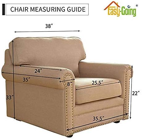 Easy-Going Chair Sofa Slipcover Reversible Sofa Cover Water Resistant Couch - Image 8