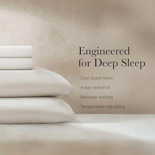 harbor house cooling stretch jersey bed sheets – on a desk or shelf