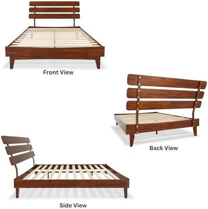 bme caden 15 inch deluxe bed frame with, close-up detail