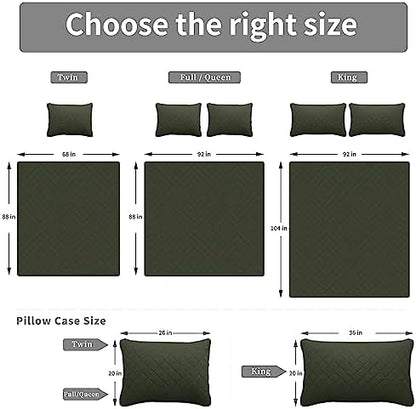 easy-going reversible quilt set full/queen, bedspread with 2 on a desk or shelf