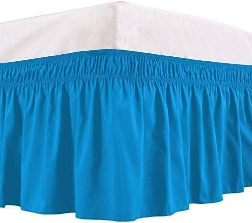 Turquoise Wrap Around Bed Skirts - Image 2