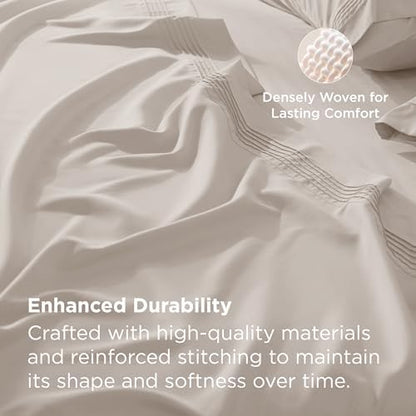 bedsure twin xl sheets dorm bedding, gentlesoft breathable, package contents