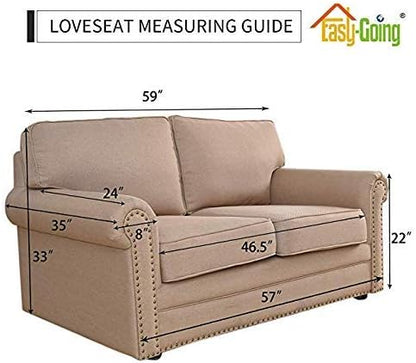 Easy-Going Reversible Loveseat Couch Cover - Image 8