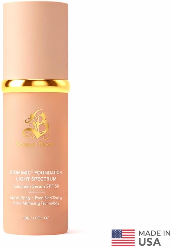 Forever Bloom Biomimic 4-in-1 Color Changing Foundation SPF 50, Light