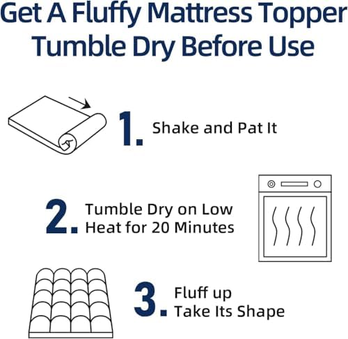chopinmoon twin mattress topper for back pain, thick, package contents
