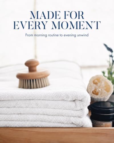 luxury bath towels 4 pack 650 gsm, 34"x56", close-up detail