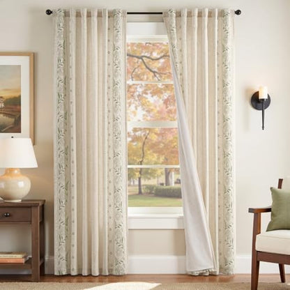 jinchan Winslow Lined Linen Curtains by JINCHAN