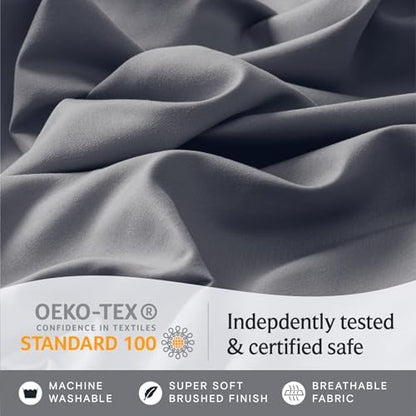 split king sheets for adjustable bed, soft deep showing dimensions