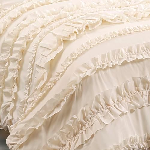 lush decor c07815p13 belle ivory comforter (96 x, package contents
