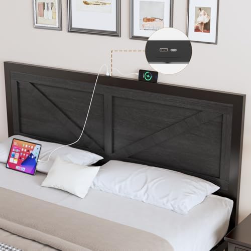 dogibixo full size bed frame with led lights showing dimensions