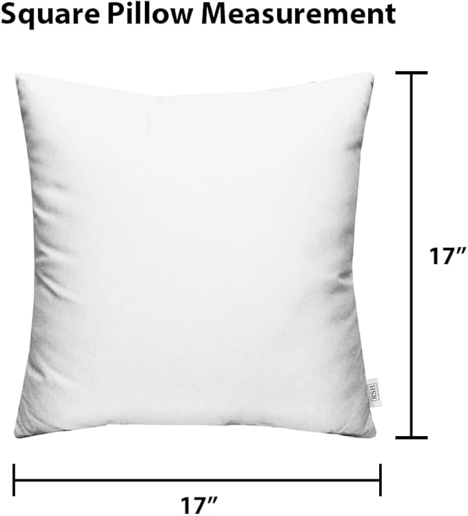 RSH DECOR: Sunbrella Square Throw Pillows Set of 2 | 17" x 17" | Water and - Image 4