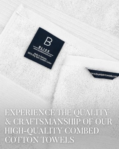 luxury bath towels 4 pack 650 gsm, 34"x56" showing dimensions