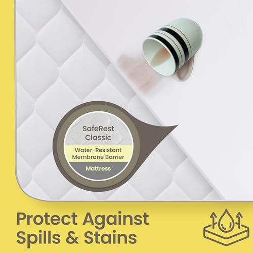 SafeRest Waterproof Mattress Protector Full Size