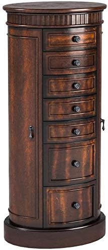 hives and honey bailey oval standing jewelry armoire on a desk or shelf