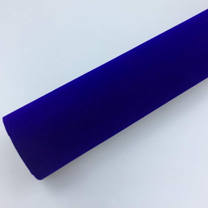 Taogift Self Adhesive Blue Velvet Shelf Liner Sticker Paper - Image 2
