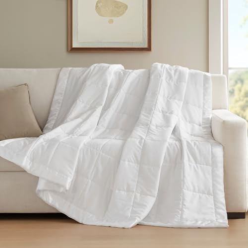 madison park down alternative queen blanket for bed showing dimensions