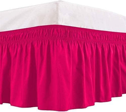 Hot Pink Wrap Around Bed Skirts - Image 3