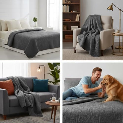 quilts queen size bedding set gray bedspreads 3 showing dimensions