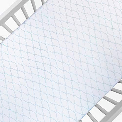 Newton Baby MINI CRIB Fitted Sheets | Organic Muslin Cotton, Breathable Soft - Image 9