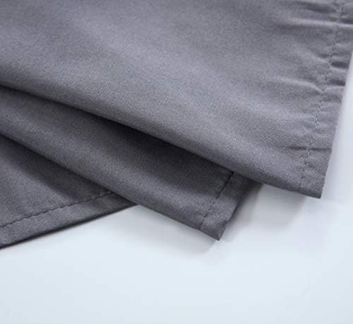 MEILA Wrap Around Bed Skirt Three Fabric Sides Elastic Dust Ruffled 16 Inch - Image 6