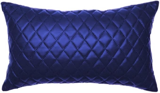 Genuine Leather Quilted Pillow Cover Case by SouthBeachLeather