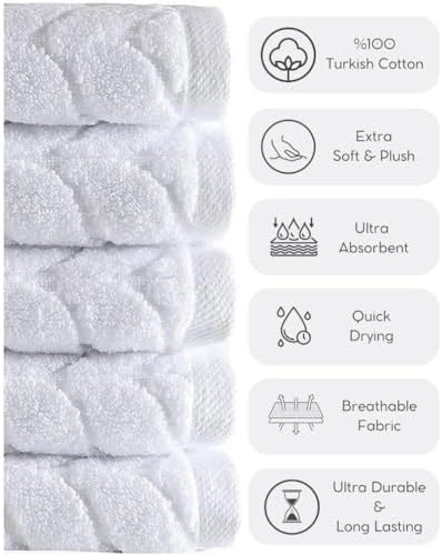 bagno milano turkish cotton bath towels, hand towels, view 9