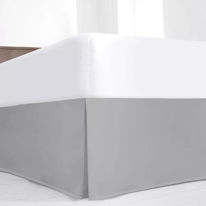 SKY BEDDINGS Luxury Pleated Queen Bed Skirt by SKYBEDDINGS